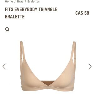 SKIMS Fits Everybody Triangle Bralette